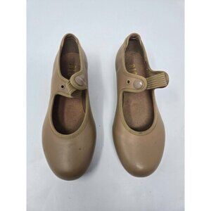 Bloch Tap-On Tan Tap Dance Shoes Mary Jane Strap Girls/Toddler 12.5 W Balletcore